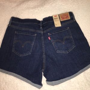 Levi’s blue denim shorts